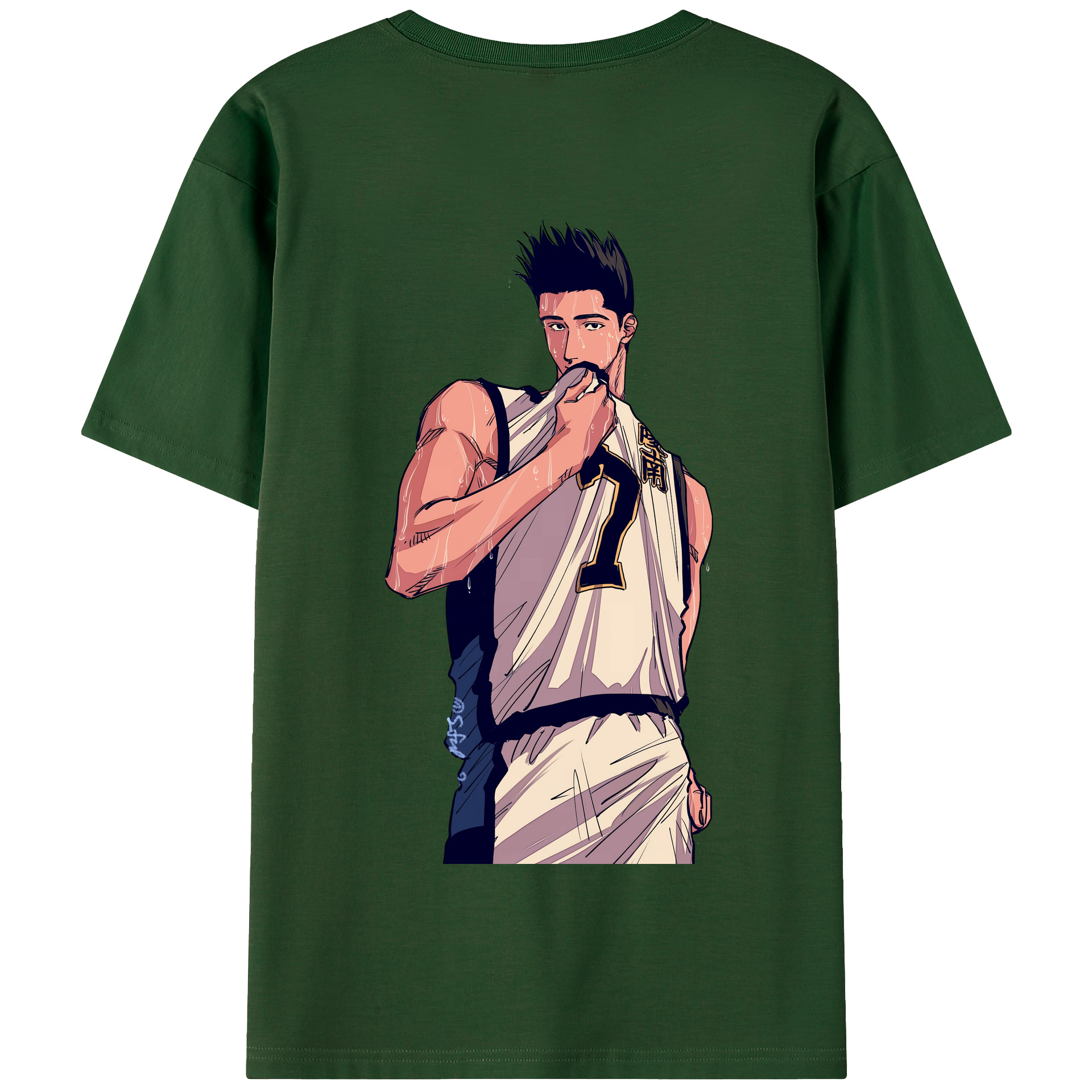 SLAM DUNK／スラムダンク 綿100％半袖Tシャツ（背面プリント）
